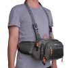 Kylebooker Fly Fishing Chest Pack Tackle Storage Hip Bag River Fishing Waist Pouch