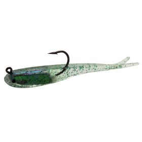 10pcs Lure Artificial Lure With Hook; Small Gray Fish Simulation Soft Bait (Capacity: 10pcs, Color: With Hook(green))