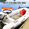 Portable Plastic Outboard Marine Boat Fuel Tank with Hose