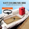 Portable Plastic Outboard Marine Boat Fuel Tank with Hose